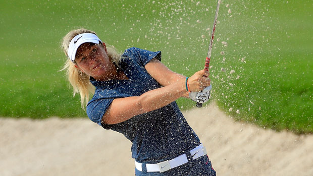 Suzann Pettersen during the First Round of the 2013 Pure Silk-Bahamas LPGA Classic