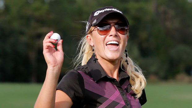 Natalie Gulbis during the third round of the 2013 CME Group Titleholders