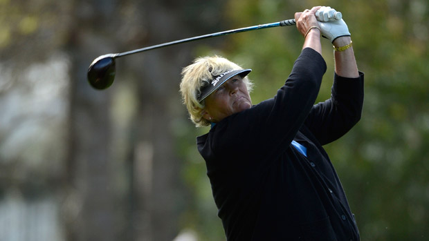 Laura Davies during the first round of the Kia Classic