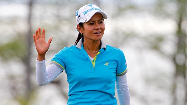 Ai Miyazato during the first round of the Kingsmill Championship