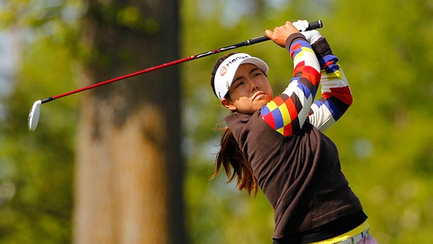 Jenny Shin during the first round of the Kingsmill Championship