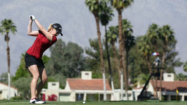 Stephanie Meadow during the Third Round of the 2013 Kraft Nabisco Championship