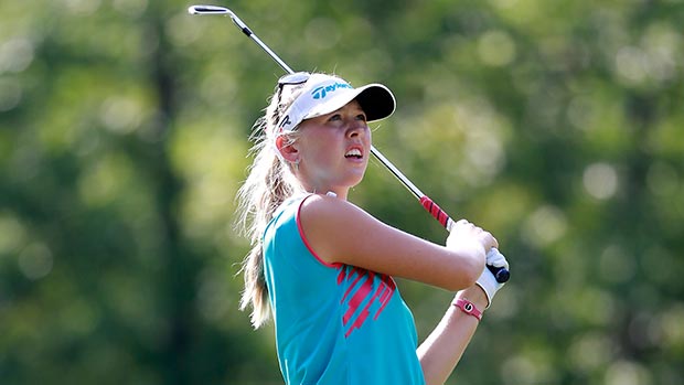 Jessica Korda during the first round of the Mobile Bay LPGA Classic