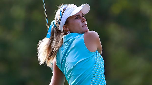 Lexi Thompson during the first round of the Mobile Bay LPGA Classic