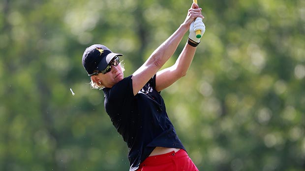 Karrie Webb during the first round of the Mobile Bay LPGA Classic