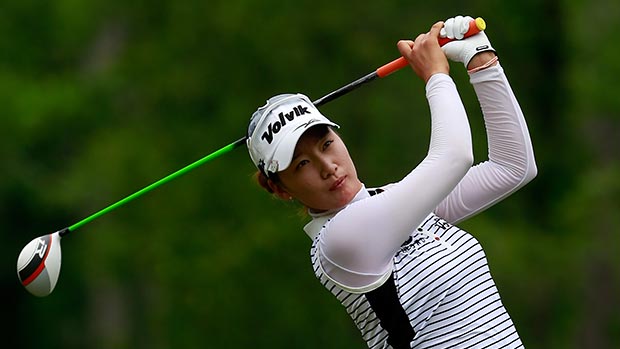 Chella Choi during the third round of the Mobile Bay LPGA Classic