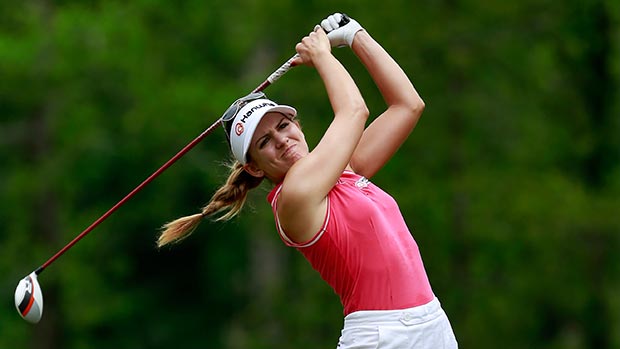 Sydnee Michaels during the third round of the Mobile Bay LPGA Classic