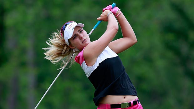 Lexi Thompson during the third round of the Mobile Bay LPGA Classic