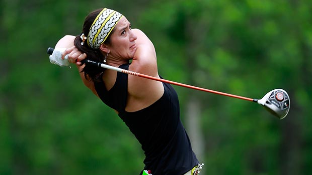 Kim Welch during round three of the 2013 Mobile Bay LPGA Classic