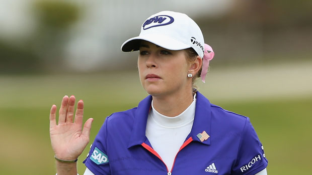 Paula Creamer during the first round of the 2013 RICOH Women's British Open