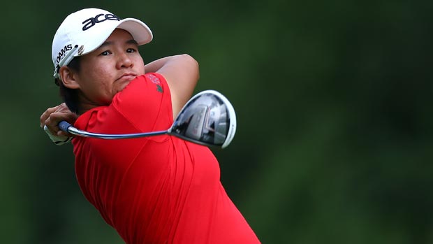 Yani Tseng during the first-round of the Safeway Classic Presented by Coca-Cola