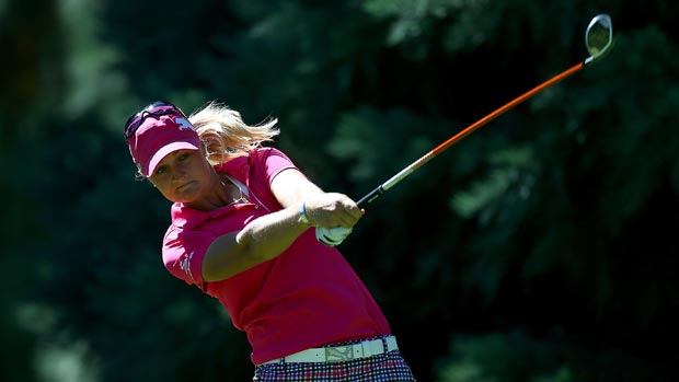Anna Nordqvist during the third-round of the Safeway Classic Presented by Coca-Cola