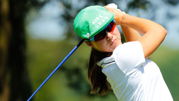 Vicky Hurst during the first round of the 2013 ShopRite LPGA Classic presented by Acer