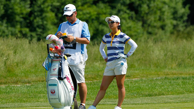 Ai Miyazato during the first round of the 2013 ShopRite LPGA Classic presented by Acer