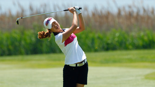 Ji Young Oh during the first round of the 2013 ShopRite LPGA Classic presented by Acer
