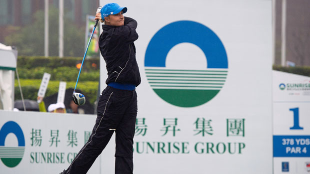 Anna Nordqvist during the first round of the Sunrise LPGA Taiwan Championship