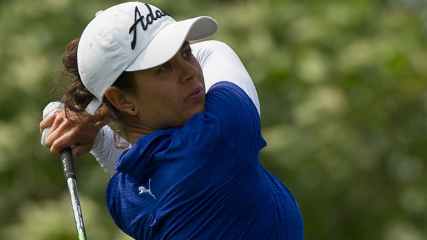 Dewi Claire Schreefel during the third round of the Sunrise LPGA Taiwan Championship