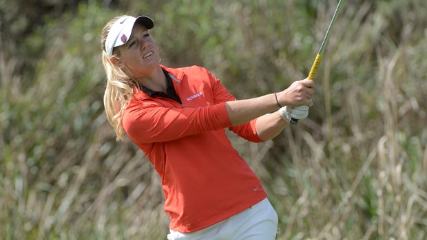 Amy Anderson during the first round of the Kia Classic