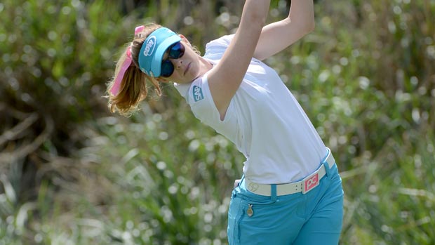 Paula Creamer during the second round of the Kia Classic