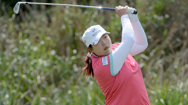 Shanshan Feng during the second round of the Kia Classic