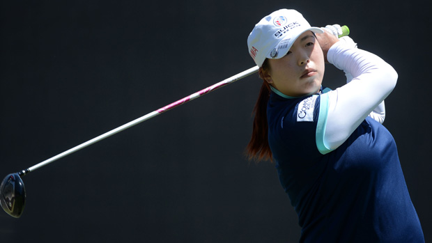 Shanshan Feng during the final round of the Kia Classic