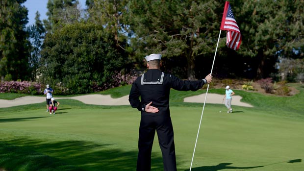 Military Day during the second round of the Kia Classic