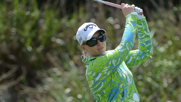 Morgan Pressel during the second round of the Kia Classic