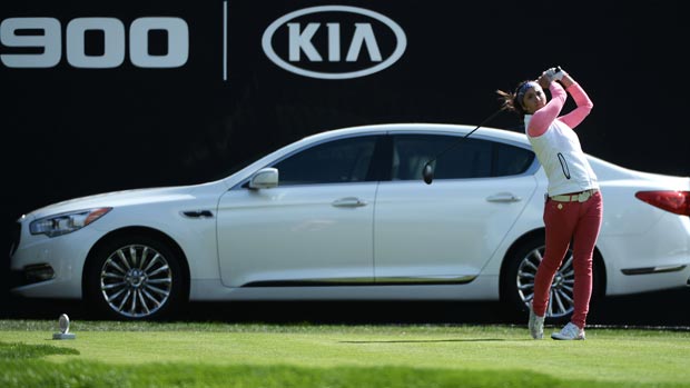 Kim Welch during the first round of the Kia Classic