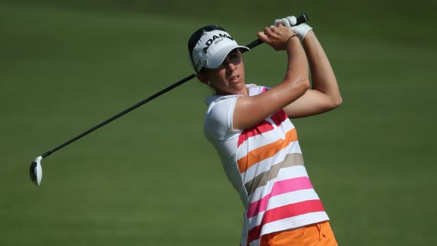 Nicole Castrale during the third round of the HSBC Women's Champions 2013