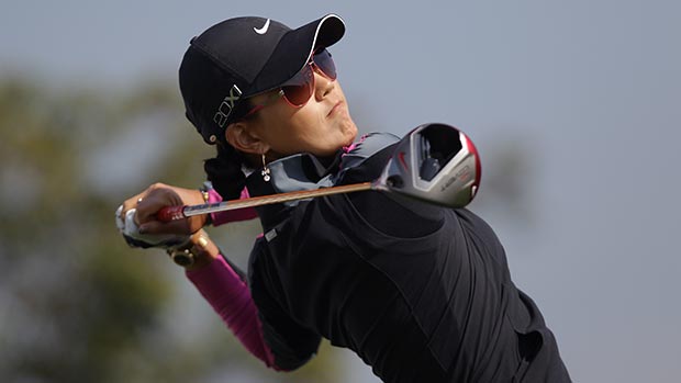 Michelle Wie during the first round of LPGA KEB • HanaBank Championship