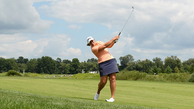 Angela Stanford during the first round of the Manulife Financial LPGA Classic