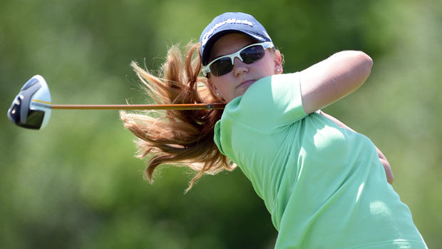 Austin Ernst during the third round of the Manulife Financial LPGA Classic