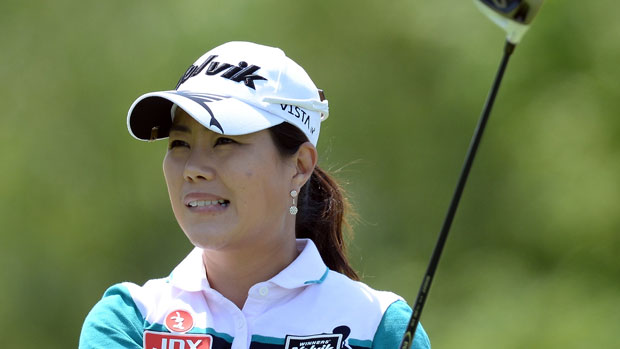 Meena Lee during the third round of the Manulife Financial LPGA Classic