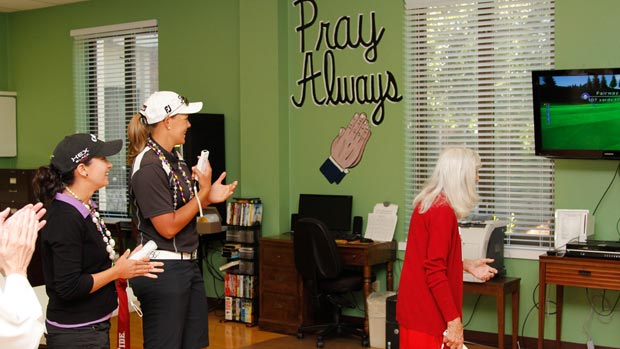 Outside the Ropes: LPGA Visits Little Sisters of the Poor