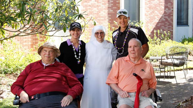 Outside the Ropes: LPGA Visits Little Sisters of the Poor