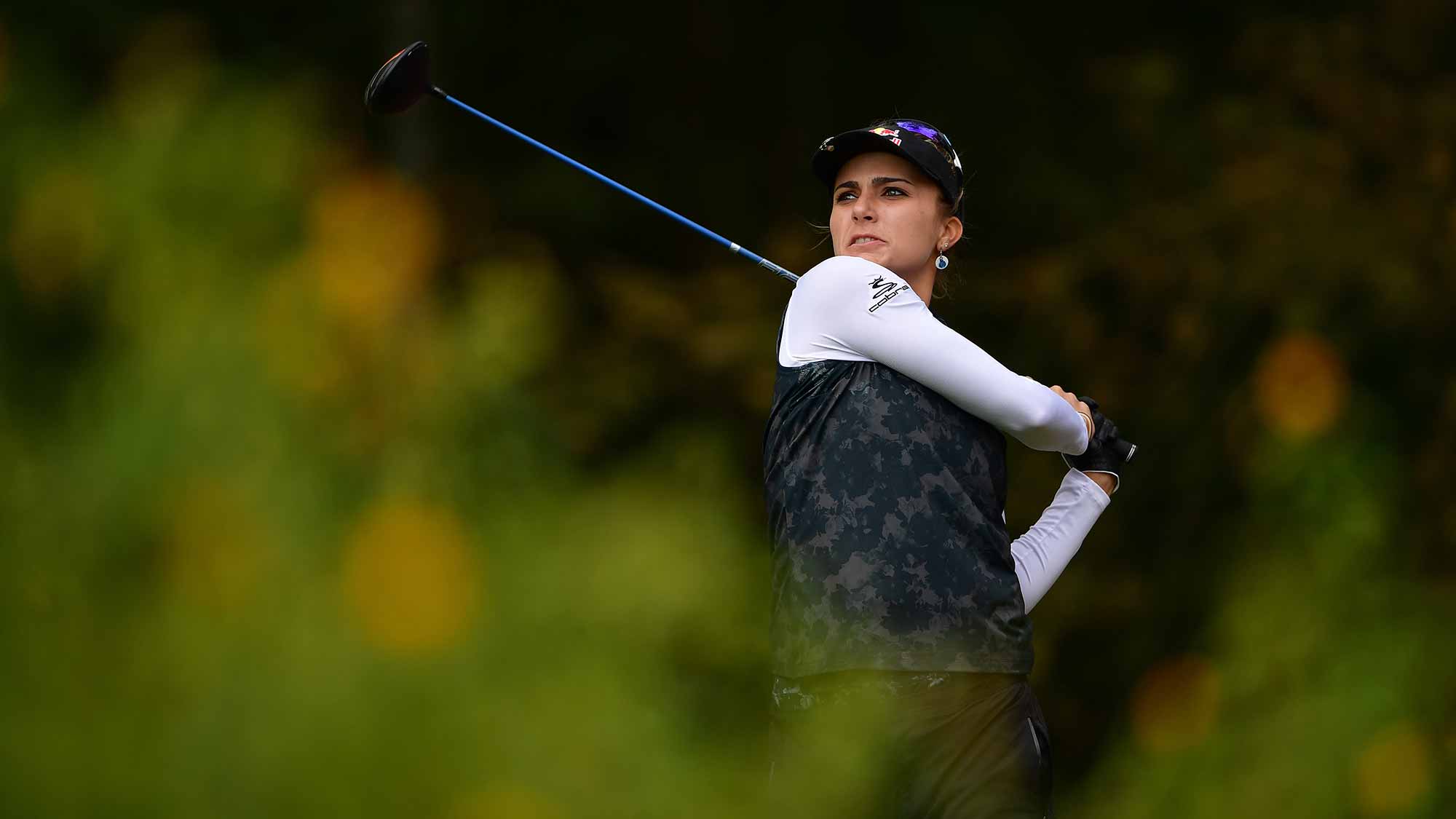 Lexi Thompson during round one of the Evian Championship in Evian-les-Bains, France. 