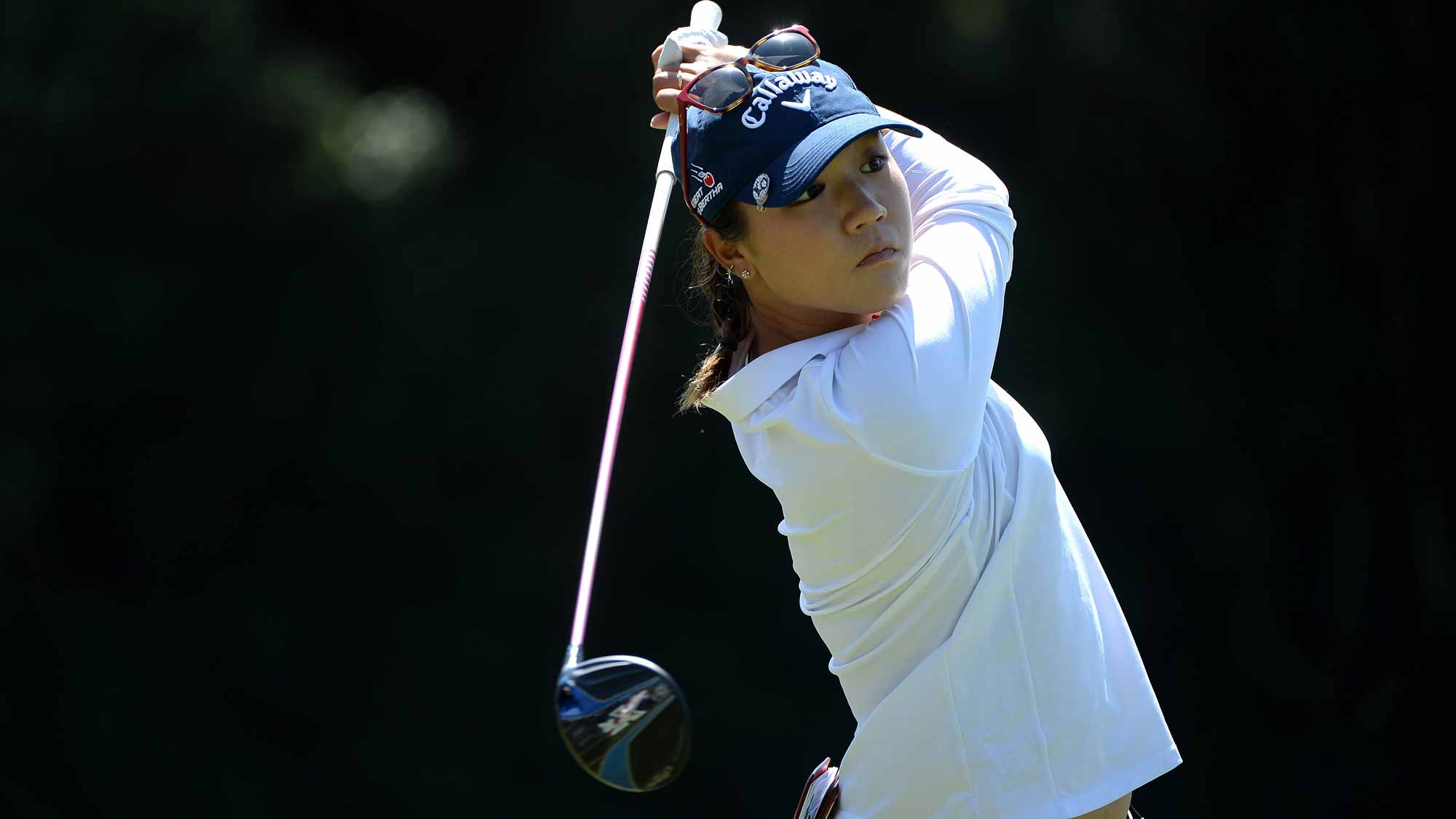 Lydia Ko of New Zealand tees off the 2nd hole during Round Three of the KIA Classic