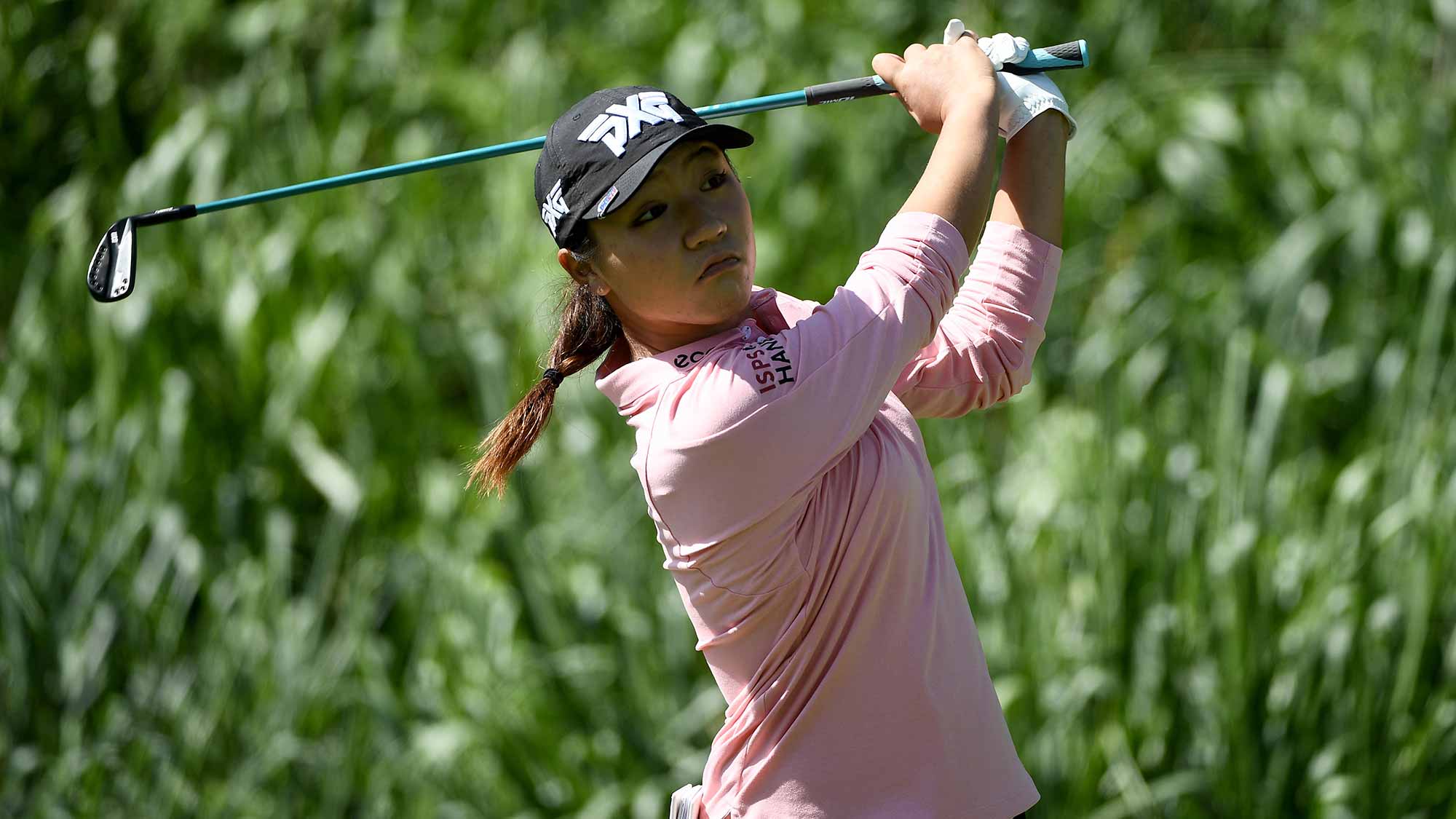 Lydia Ko of New Zealand tees off the 3rd hole during the First Round of the KIA Classic at the Park Hyatt Aviara Resort
